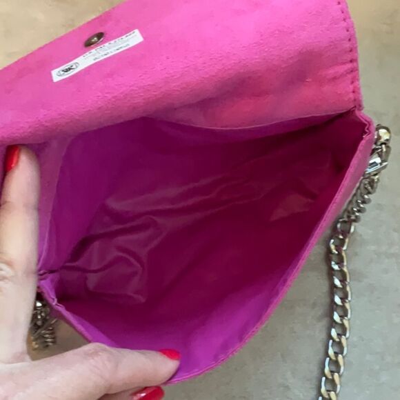 AUTH GIVENCHY (PARFUM) *ORCHID PINK* POUCHETTE CROSSBODY (DIY) CLEAN EUC - Picture 8 of 8